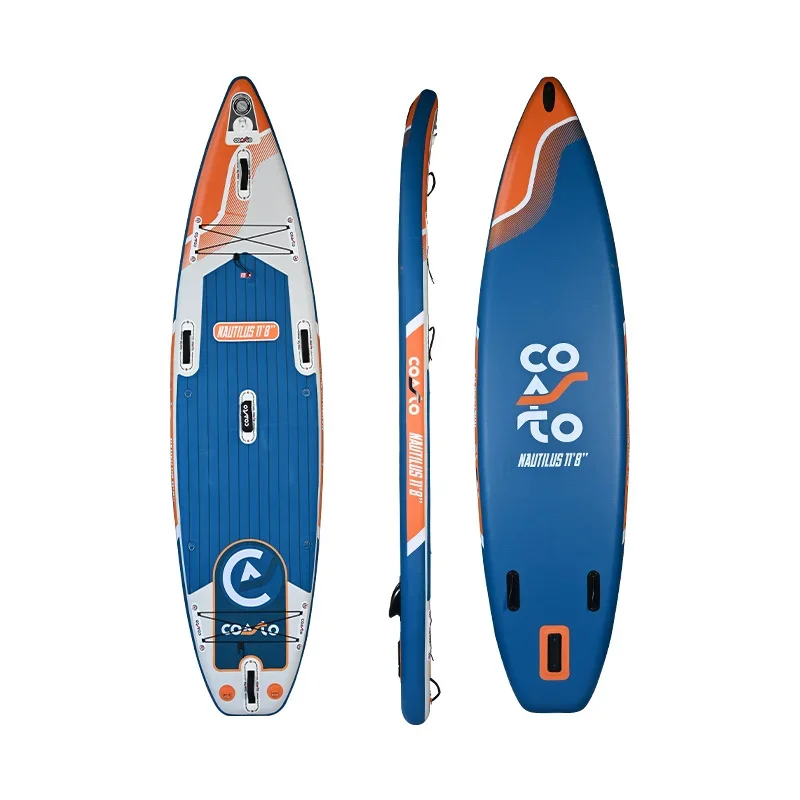 

Hot Selling Inflatable SUP Stand Up Paddle Board Waterplay Surfing Cheap Surfboard with Seat and Fishing Rod Rack