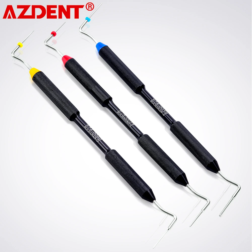 AZDENT Dental Endo Buchanan Hand Plugger Fill Instrument pionowe urządzenie ciśnieniowe Niti Tip Fill obturacja stomatologia narzędzia