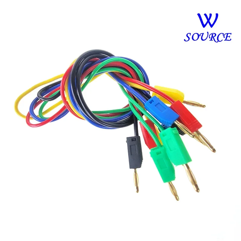 

2mm Lantern Banana Plug Cable Line Test Wire Pure copper gold-plated double ended est wire can be stacked inserted continuously