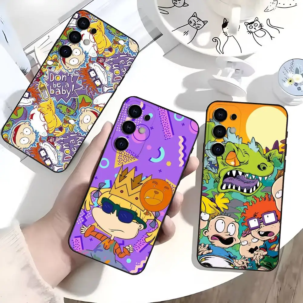 

Movie R-Rugrats Cartoon Reptar Phone Case Silicone Soft For Samsung S25,S24,S21,S22,S23,S30,Ultra,S20,Plus,Fe,Lite