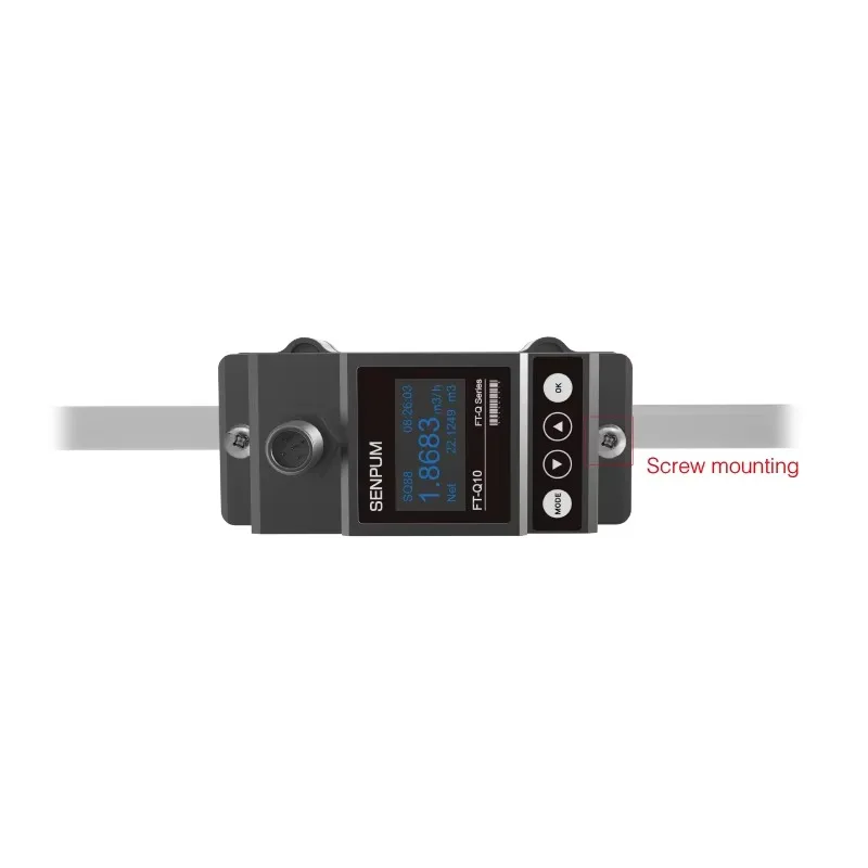 Senpum Flow Test Sensor 4-20ma Modbus RS485 20mm Ultrasonic Flow Meter DN20 Flow Switch for Tubes