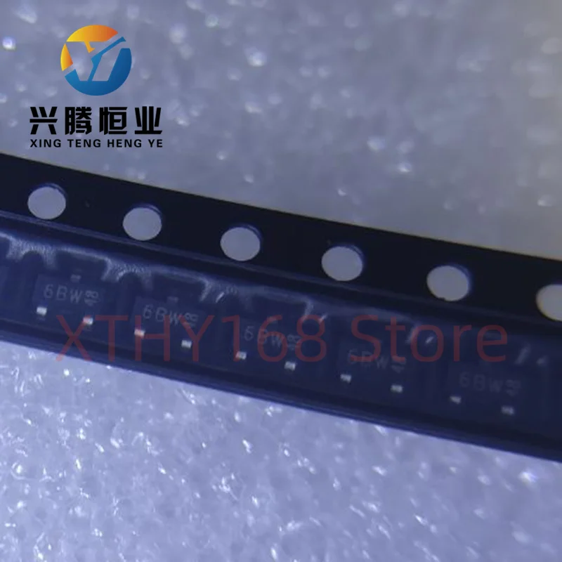 100 ชิ้น/ล็อต BC817-25 SOT-23-3 เครื่องหมาย; 6BW ทรานซิสเตอร์แบบไบโพลาร์ - BJT Trans GP BJT NPN 45V 0.5A 345mW ยานยนต์ 3-Pin