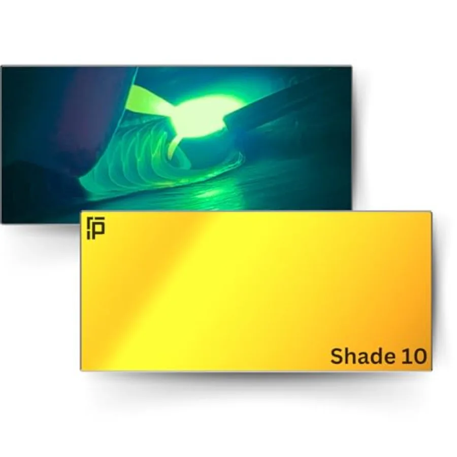

Сварочная линза King Shade 10 Gold, 2x4 1/4, цветное стекло Aqua, идеальный размер для сварки