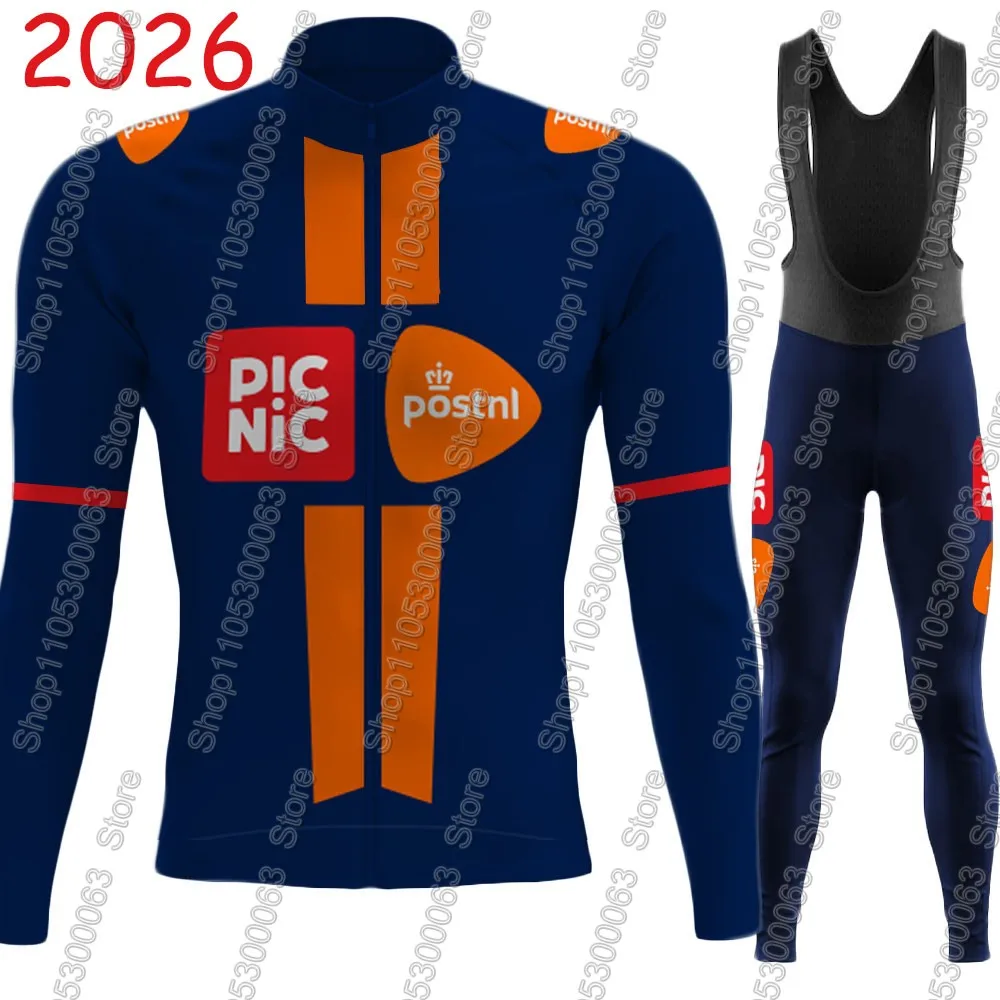 

Комплект велоформы DSMFUL Team 2026: Джерси и брюки для велоспорта (MTB, шоссейные), с длинным рукавом, для пикника, доставка PostNL Нидерланды.