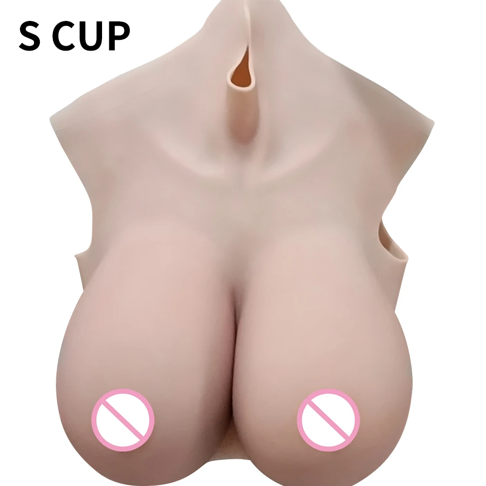 EYUNG J/Z/S Cup Breastplate Silicone Breast Forms 9th Gen Fake Tits For Men Artificial Chest Drag Queen Silicone Shorts Outfit