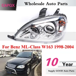 CAPQX Halogen Front Bumper Headlight For Benz ML-Class W163 1998-2004 Front Head Light Headlamp Head Lamp