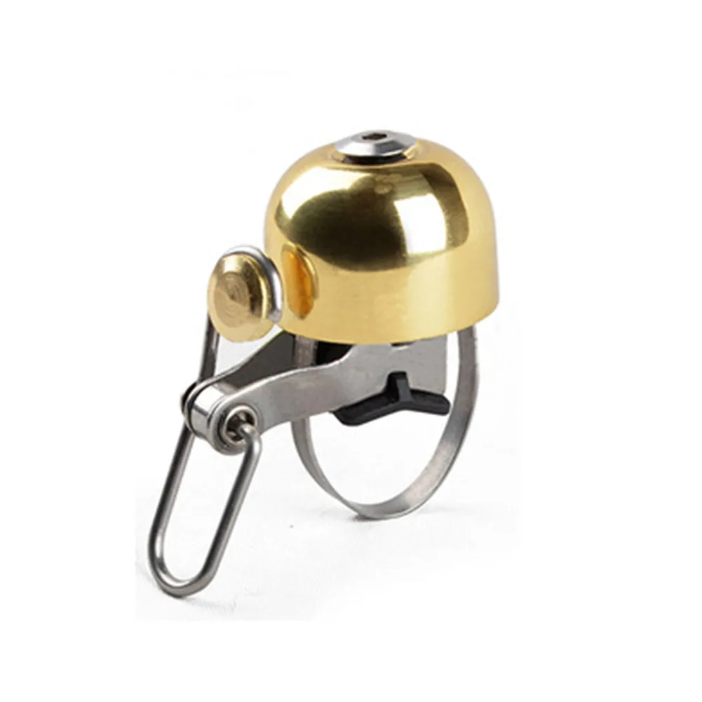 

Кольцо-колокольчик для уличного велосипеда, черный/серебристый/золотой/медный мини 90-100 дБ для велосипеда, складной велосипед для MTB, шоссейного велосипеда
