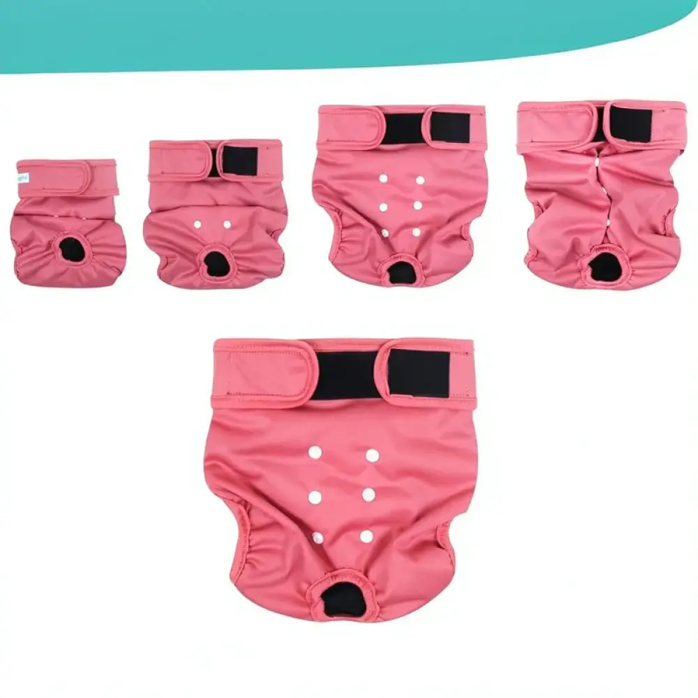 Adjustable Dog Physiological Pants Female Pet Sanitary Diapers Washable Puppy Period Underwear Soft Breathable Heat Briefs
