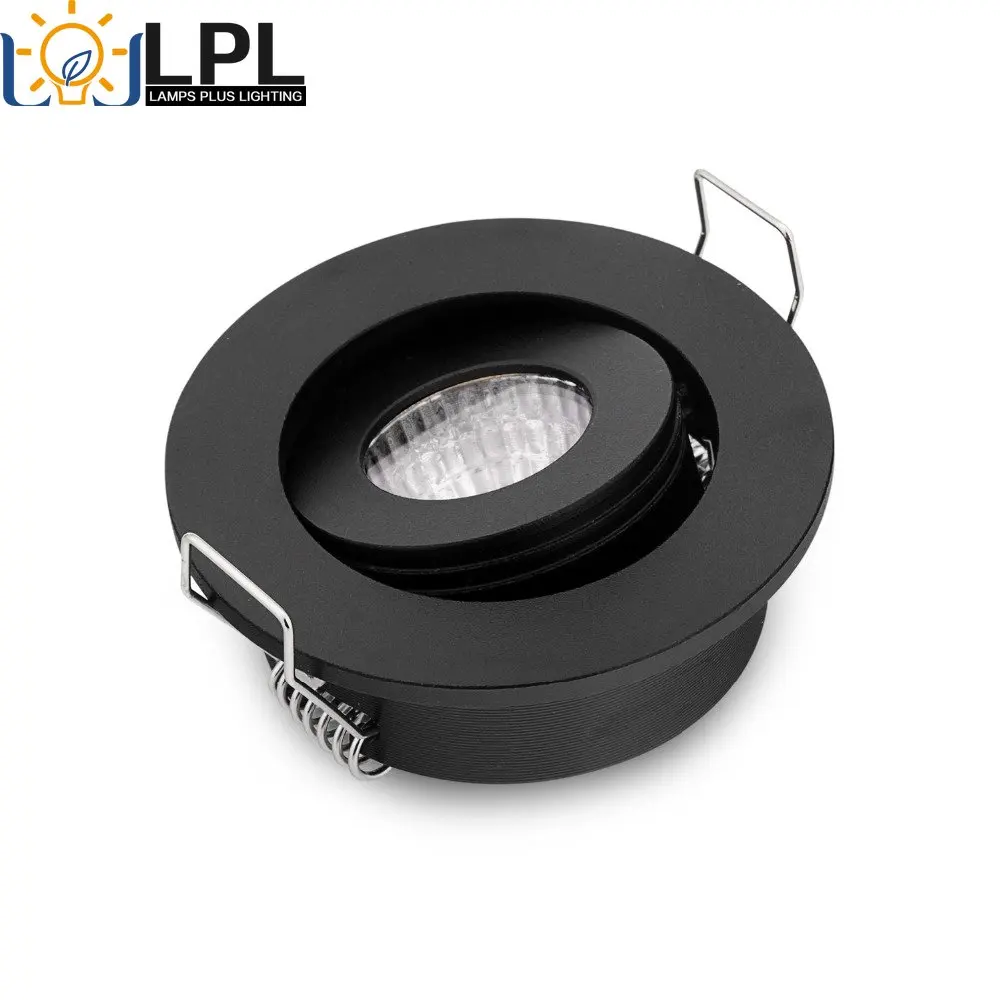 3w led downlight branco/preto/dourado/prata corpo pode ser escurecido ponto cob led mini luz de teto iluminação local led indoor