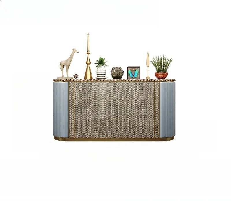 

Italian light luxury dining side cabinet, new product in living room, tea side cabinet against the wall,
