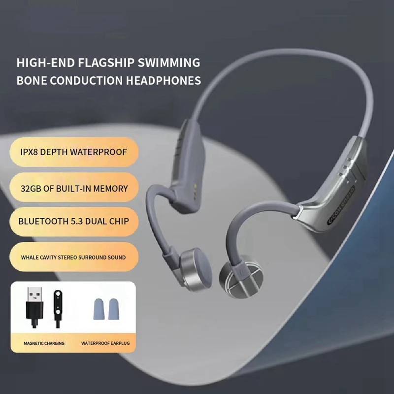 Bone Conduction Bluetooth Earphone Dial Plug In Ear Sports Wireless Long Lasting Continuity K9 Pro Bluetooth Earphone