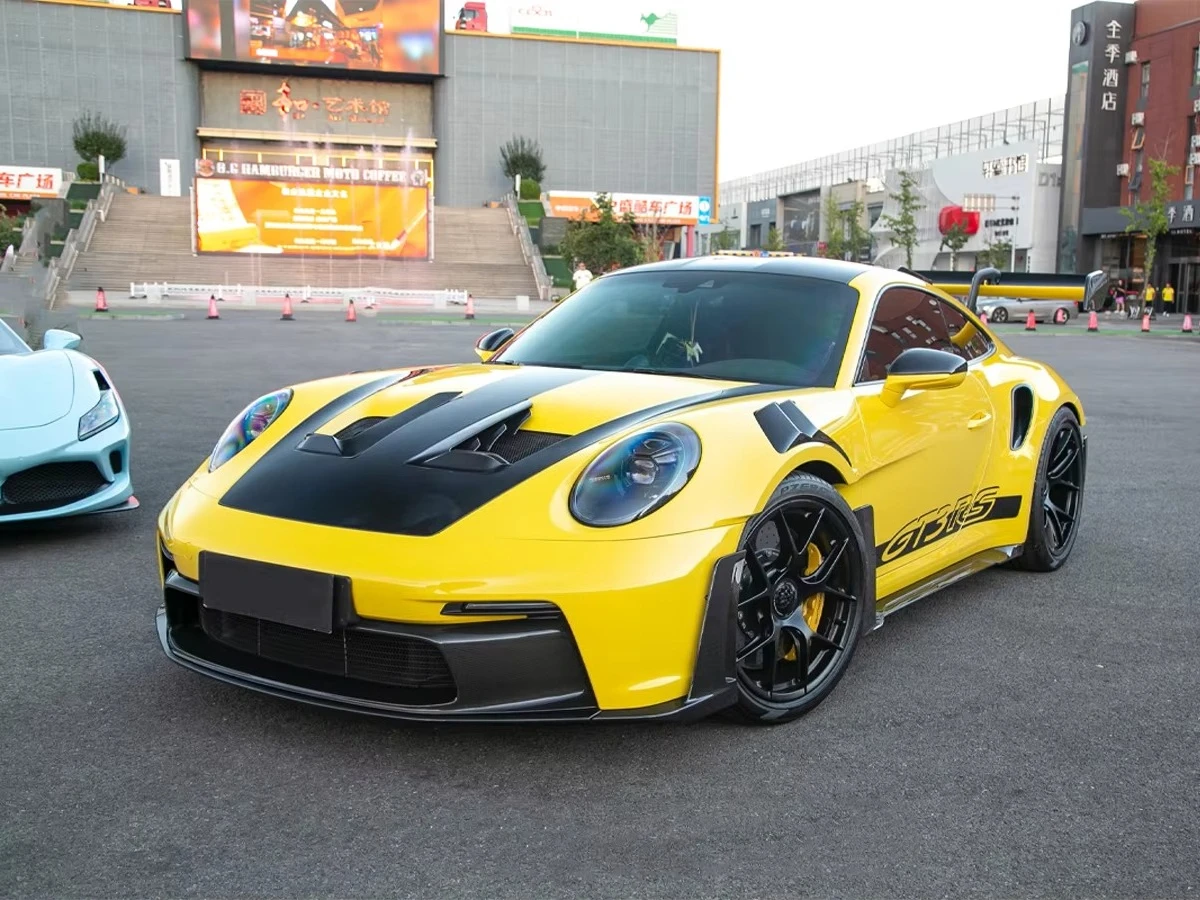 992 GT3 RS OEM Style Front Fender Air Intake Fitment Dry Carbon Fiber Body Kit Automotive Accessories for 911 GT3 RS 2
