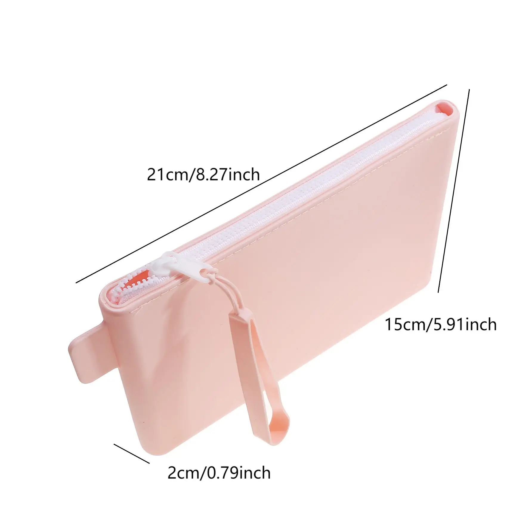 Small Square Silicone Cosmetic Storage Bag Large Capacity Travel Portable Waterproof Storage Bag