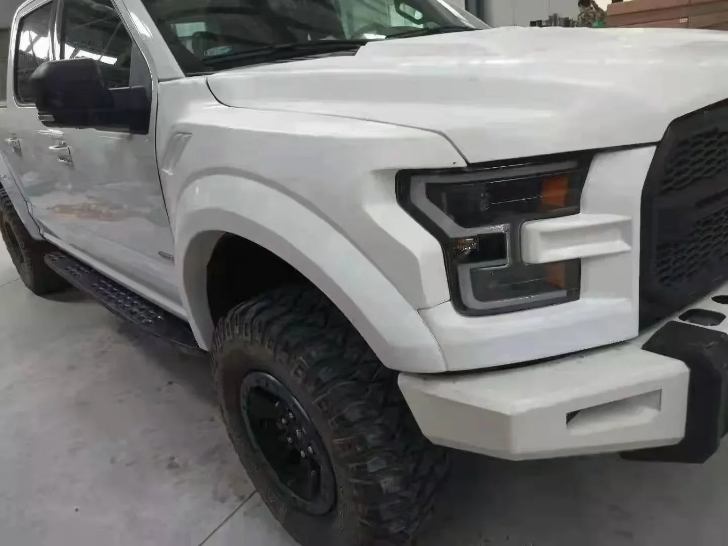 Kit de conversión de parachoques raptor f150 15-17, piezas de coche, kit de carrocería de estilo Raptor, gran oferta