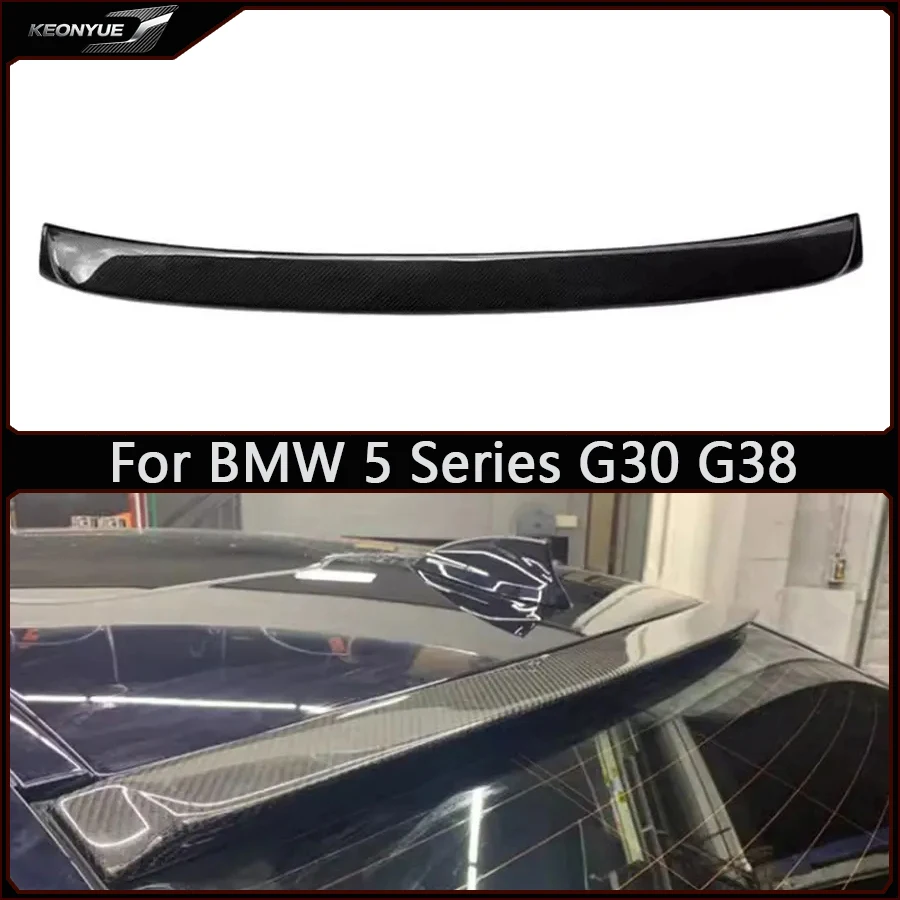 

For BMW 5 Series G30 G38 540i 530i Real Carbon Fiber Top Wing Roof Spoiler Rear Wing Trunk Car Accessories body kit