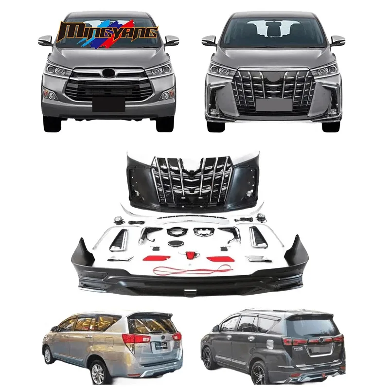 

New val Auto Facelift Front Bumper Fog Lamp Bodykit for va Crysta 2016-2022 Body Kit