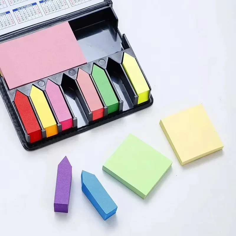 Creative Sticky Note Memo Pad Self‑Adhesive Convenient Stickers for Message Reminder Marking School Office Planner Stationery