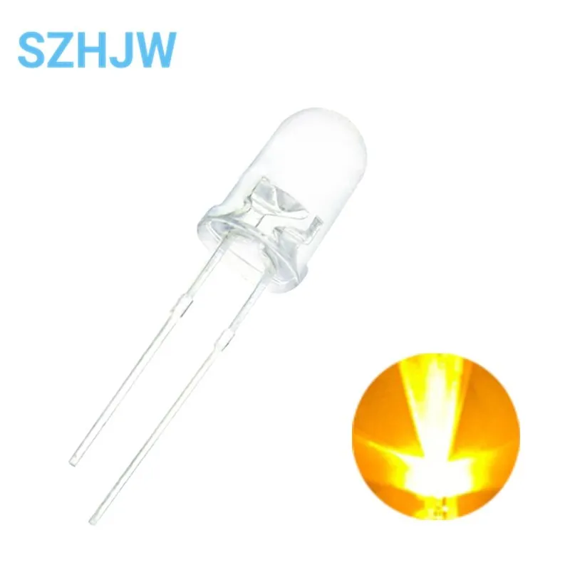 5MM Led white/blue/red/yellow/green/pink/purple light bulbs / 5MM White Colour LED emitting diode F5 White/UV LED