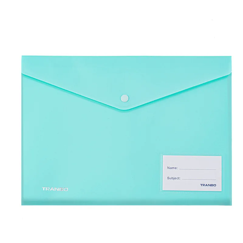 กระเป๋าแฟ้ม A4 A5 กระเป๋าข้อมูลสำนักงาน PP หนากระเป๋าแฟ้มกันน้ำโต๊ะออแกไนเซอร์โต๊ะจัดเก็บแฟ้มกรณีโฟลเดอร์เอกสาร