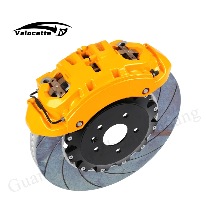 Gran oferta de kits de frenos grandes 21Z, 6 pistones para 18 pulgadas por encima de las ruedas, plato delantero de 355mm410mm para BMW X4 X5 X6 X7 Honda Toyota
