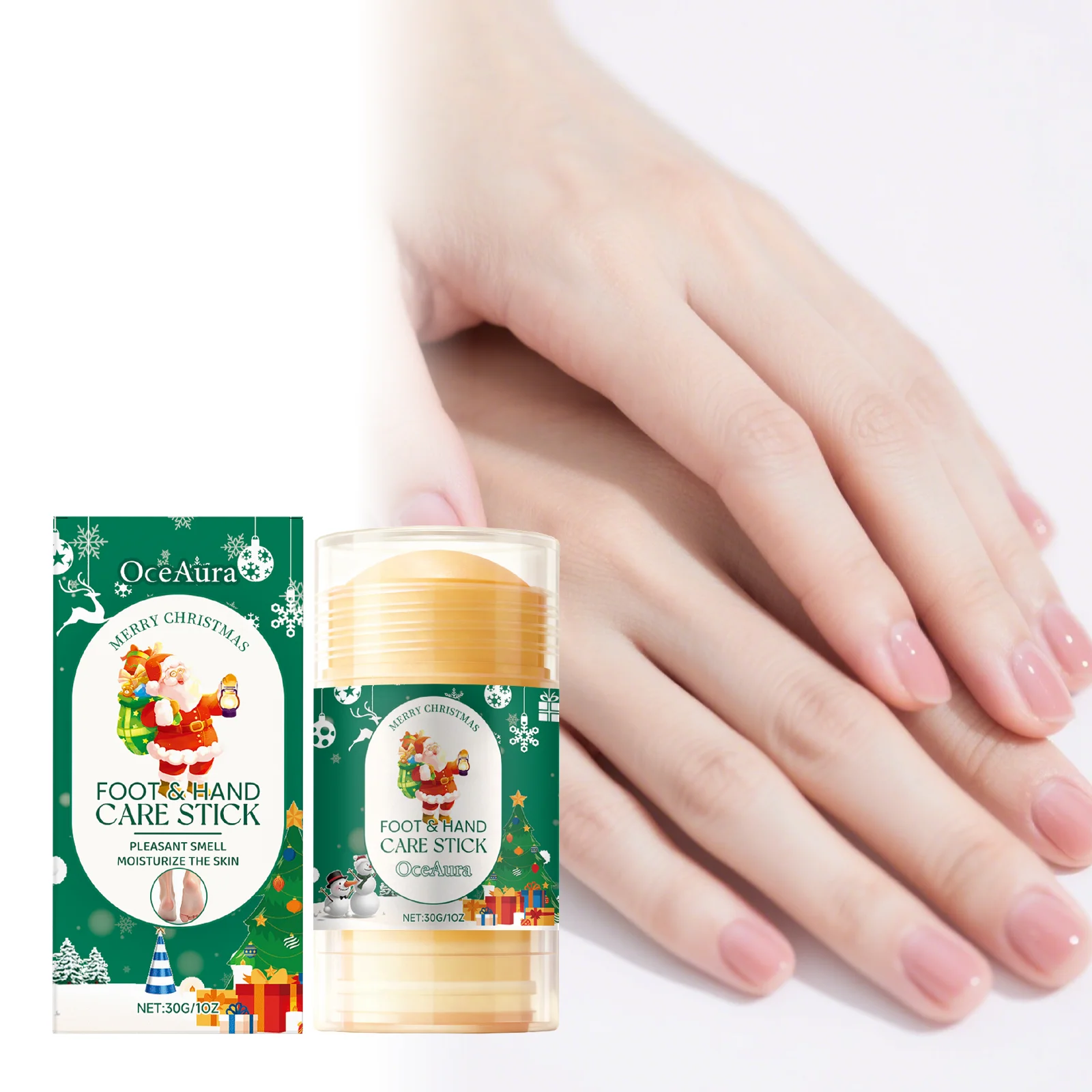 

Рождественский бальзам для рук и ног с мочевиной, увлажняющая палочка, сухие потрескавшиеся пятки, колени, глубокий ремонт, зимний подарочный набор для ухода за кожей, праздник