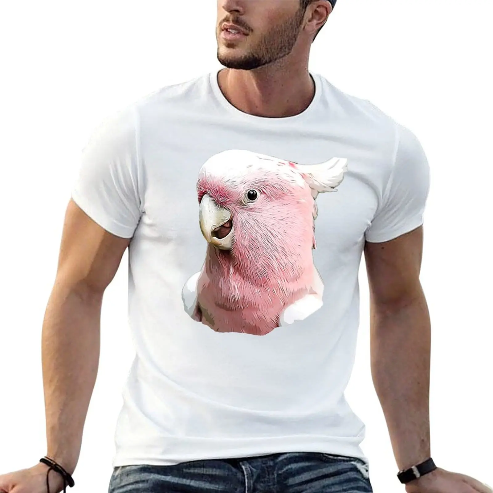Major Mitchell Cockatoo T-Shirt topping Funny t-shirts mens plain t shirts