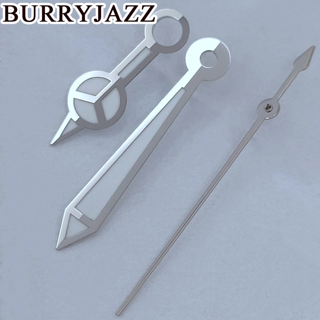 Burryジャズ照明手、シルバー、ゴールド、グリーン、nh35、nh36、nh38、7s26、7s36、4r35、4r36