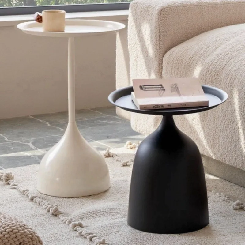 Small coffee table, side table, coffee table, balcony, small round table, bedside, small side, cream wind, sofa side
