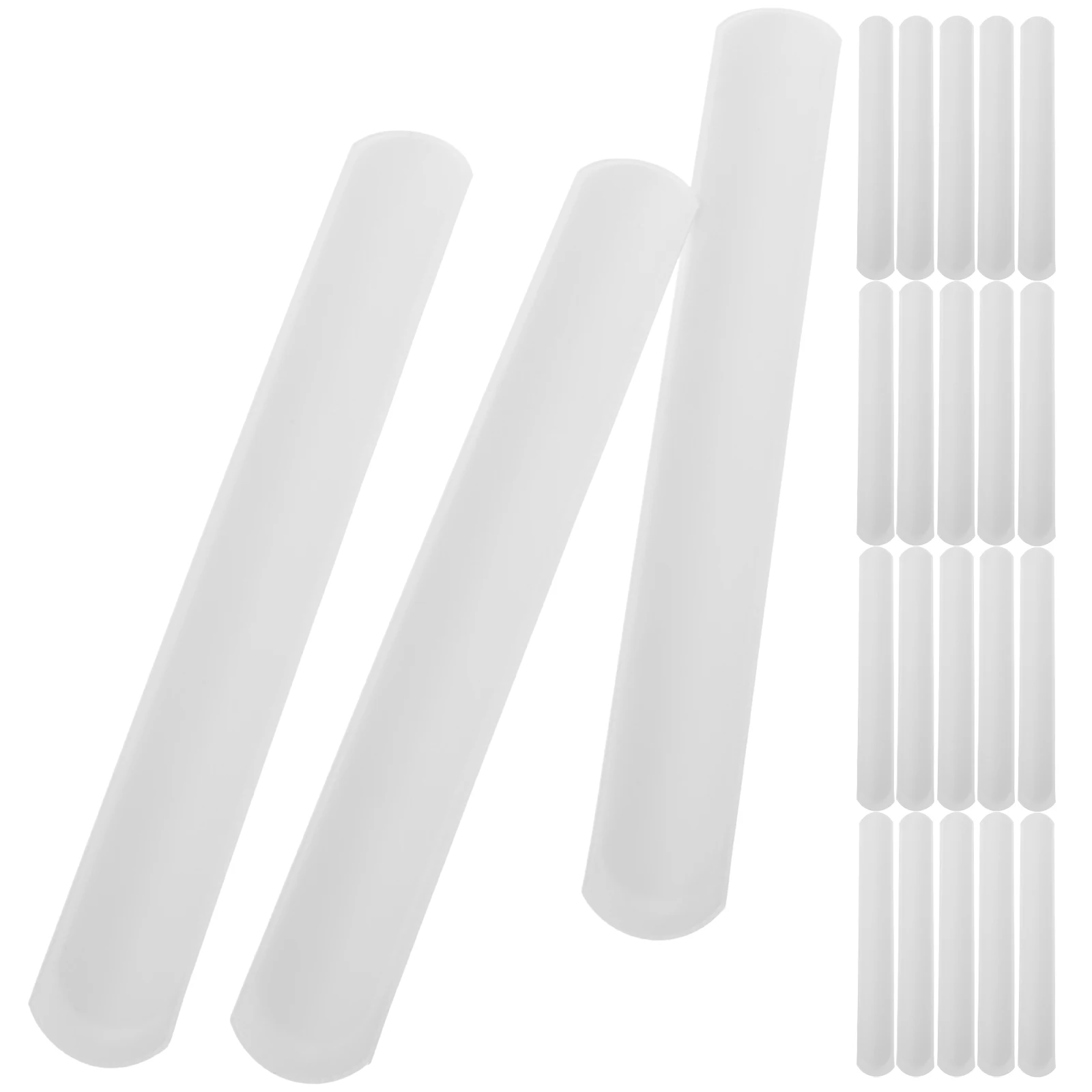 

30 Pcs Pure White Slap Bracelets Bulk Blank Wristbands Kids DIY Painting Craft Supplies Snap Party Favors Christmas Gifts