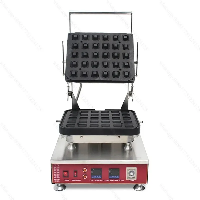 

2026 110V 220V Electric 30pcs Rectangle Egg Tart Waffle Maker Tartlet Baker Tartlet Machine Egg Tart Forming Machine