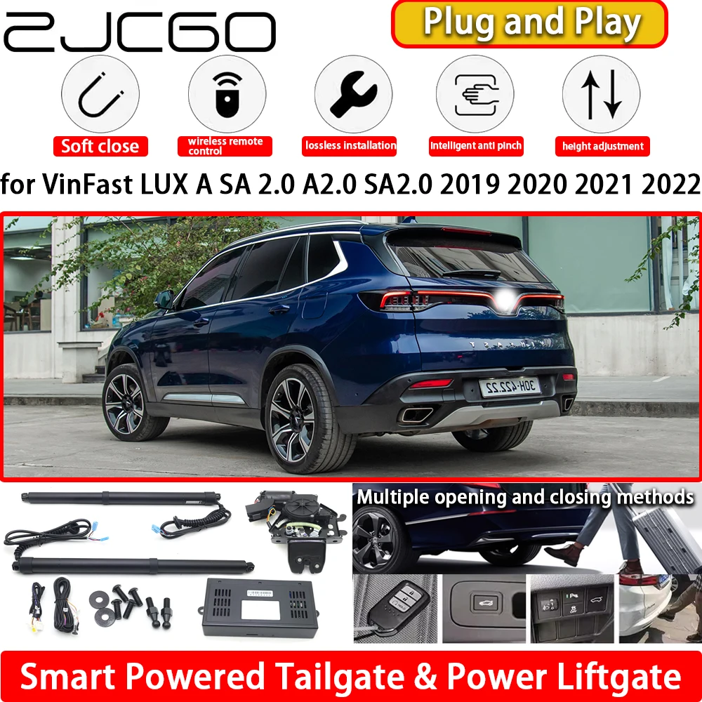 لـ VinFast LUX A SA 2.0 A2.0 SA2.0 2019 2020 2021 2022 أوتوماتيكية تعمل بالطاقة الكهربائية الباب الخلفي قوة الباب الخلفي مجموعة رفع البوابة الخلفية #1