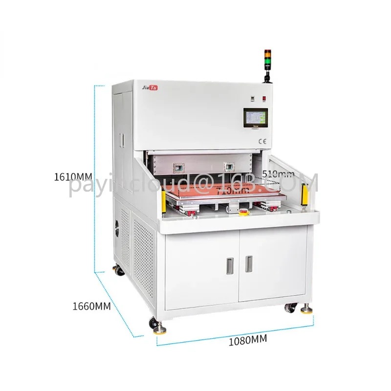 Max Pressure 10KN High Precision Heat Press Machine For PMMA PC PP Material Lamination