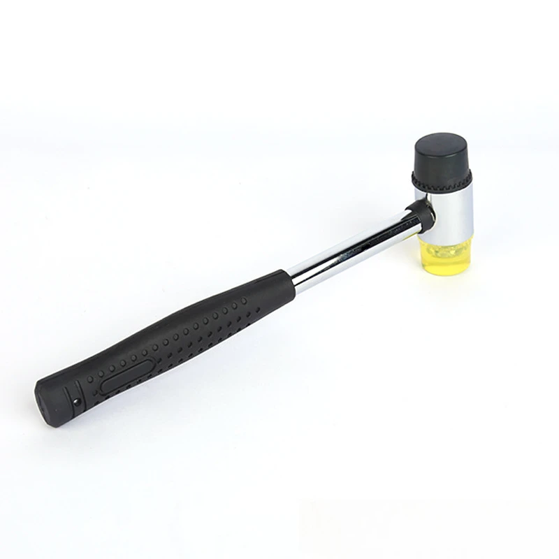 Double Face Soft Tap Rubber Hammer 25mm Multifunctional Glazing Window Beads Hammers Nylon Head Rubber Mallet