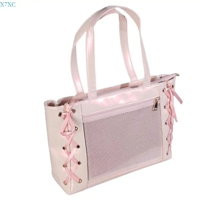 

X7XC Fashionable Anime Themed Shoulder Bag Itabag with Enhancing Capacity and Versatility Cosplay Accessory for Women