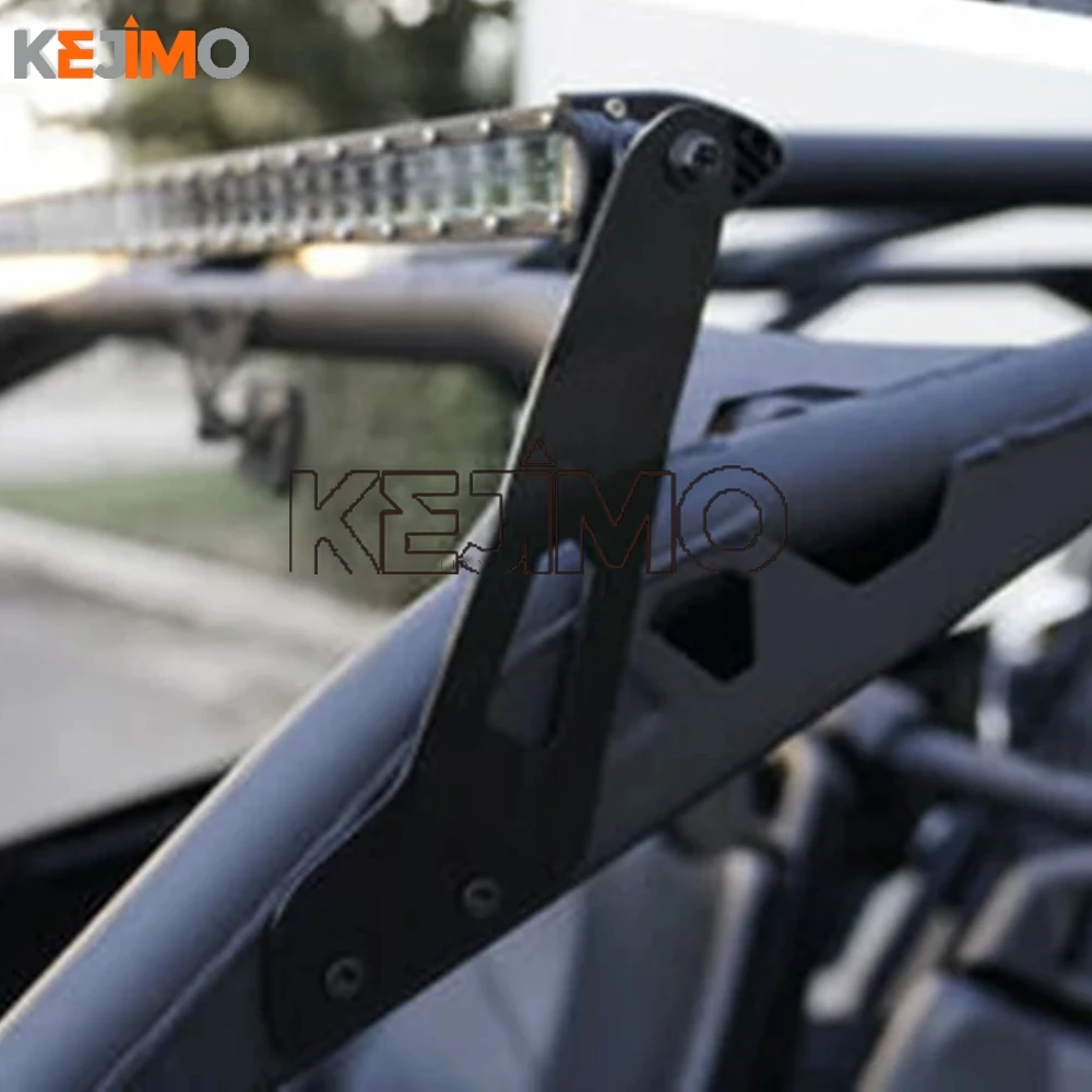 

2017 2018 2019 FOR Can-Am Maverick X3 Accessories The 50-Inch LED Light Bar Mounting Bracket Under the Roof With Stock Roll Cage