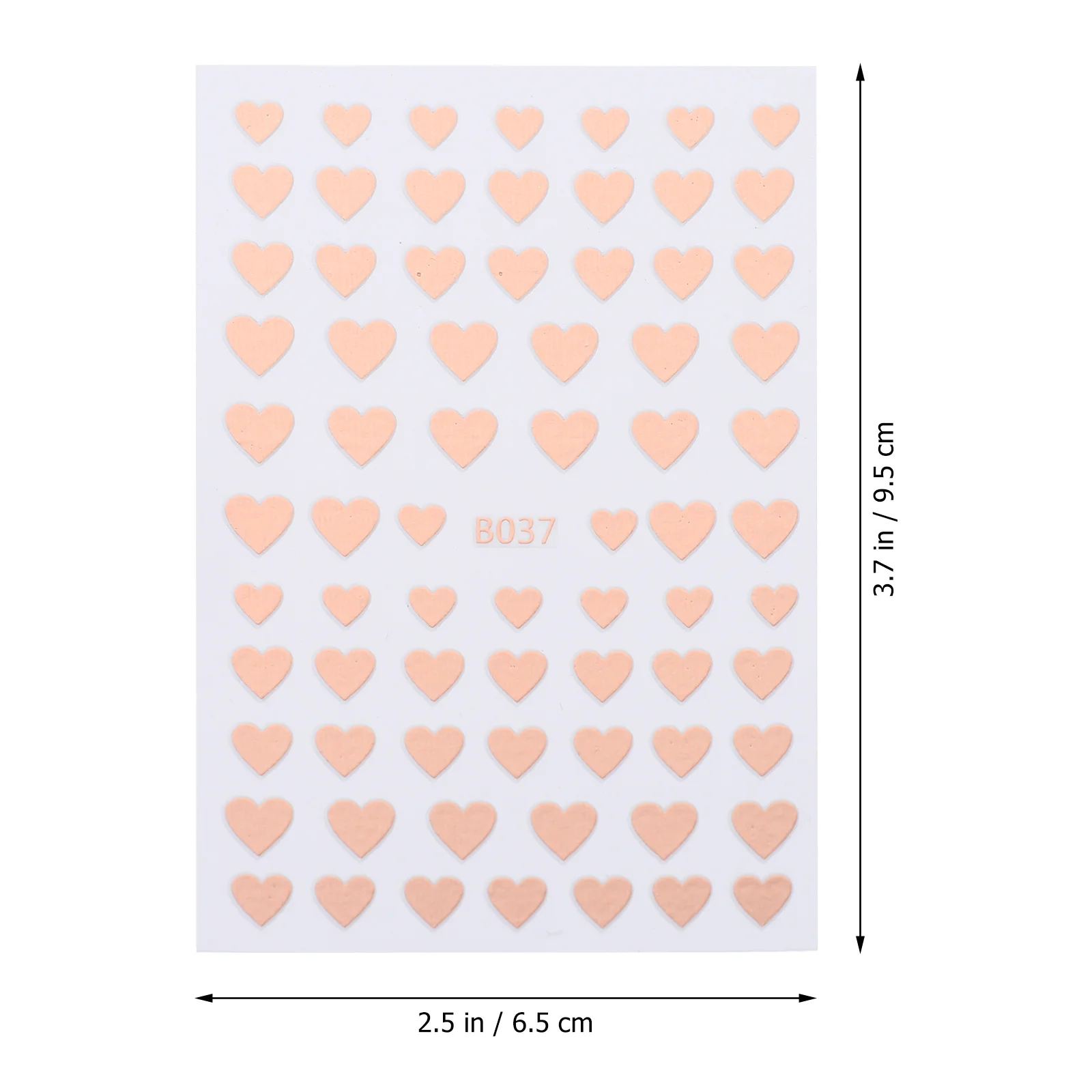 8pcs 하트 모양 스티커 8장 로맨틱 매니큐어 DIY 장식 액세서리 하트 네일 데칼 네일 스티커 장식품