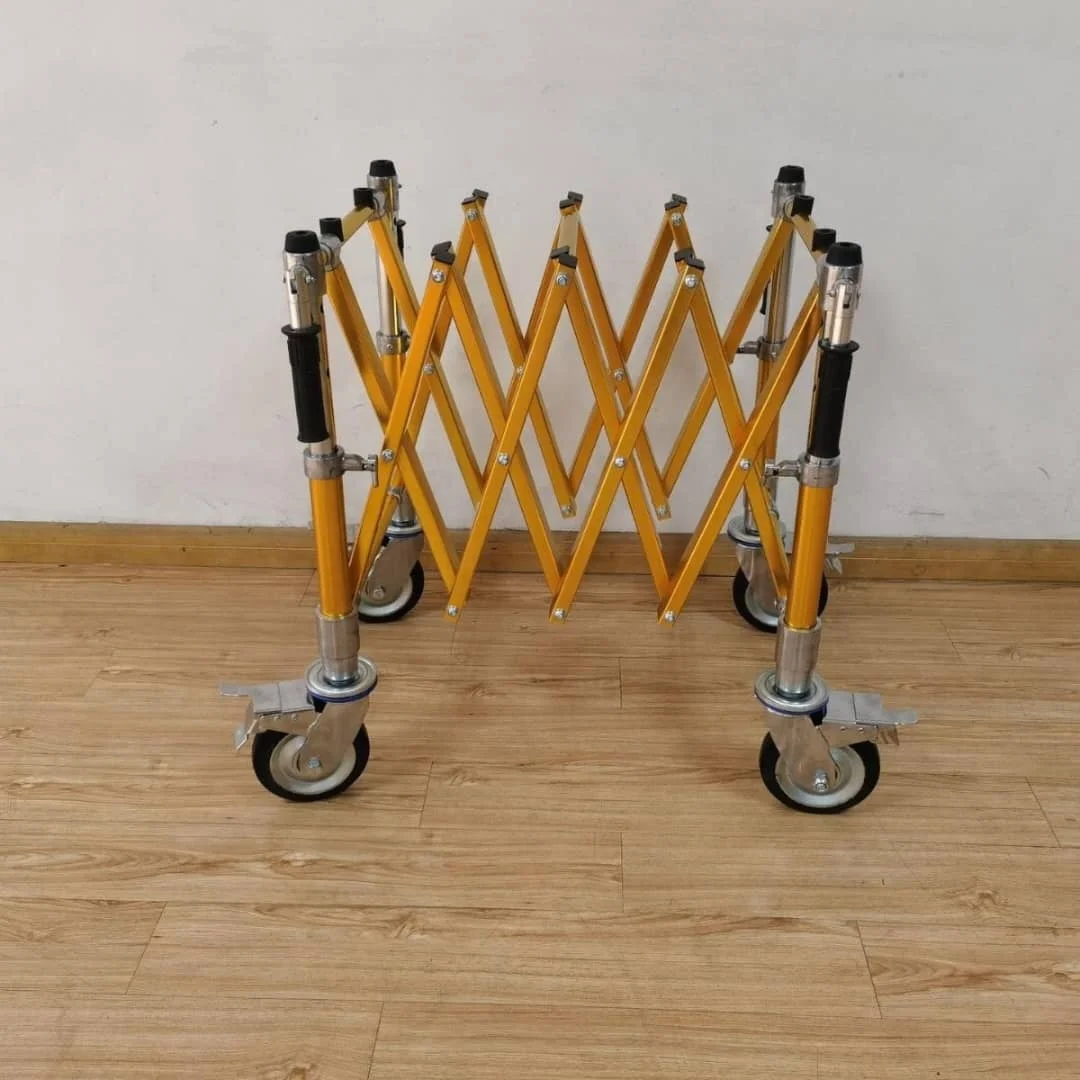 F-14 Hot Sale Funeral Home Practical Aluminum Alloy Steel Funeral Coffin Trolley Church Truck Collapsible Casket Coffin Trolley