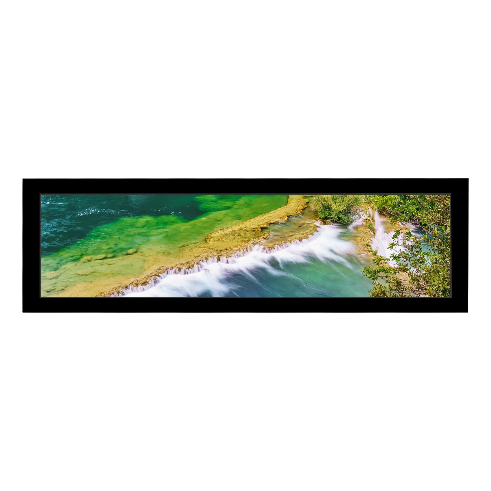 

Lcd Stretched Display Monitor 16.6Inch 1920X480 Outdoor 1000Nits Monitor Portable Extension Screen Monitor