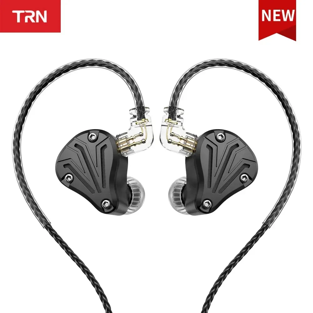 TRN BAX Pro 2BA+1DD+2EST Tribrid Metal in Ear Earphones HIFI DJ Monitor Running Sport Headphones Earplug Headset AS24 BA15 AS16