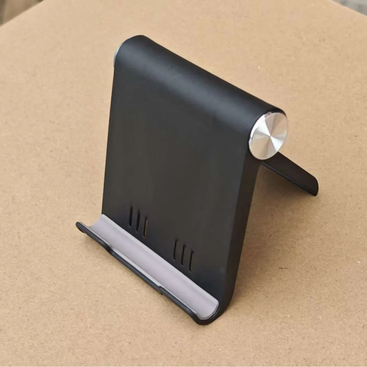 5Pcs Metal Desktop Phone Tablet Stand, Adjustable Foldable Lazy Holder for Bedside Live Streaming, Universal Bracket