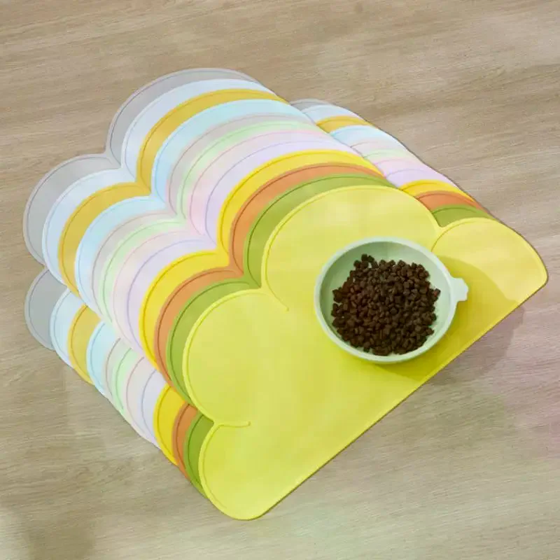 

Водонепроницаемый коврик для домашних животных, коврик для миски для собак и кошек, силиконовый нескользящий коврик для кормления домашних животных, миска для еды собак, поднос, подушка