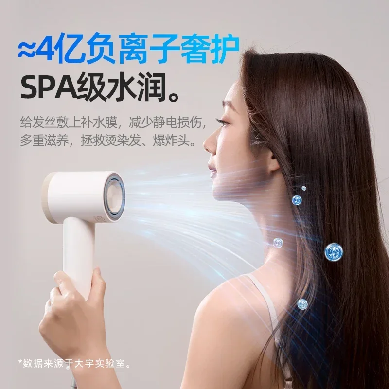 220V Ionic Hair Dryer with Powerful High-Speed Fan, Low Noise and Hair Protection, Perfect for Home Use