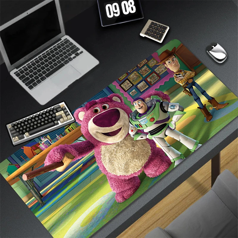 Computer Gaming Accessories Fun Mousepad Office PC Mouse Pad Keyboard Pad Strawberry Bear L-lotso Desk Decoracion Anime Desk Mat