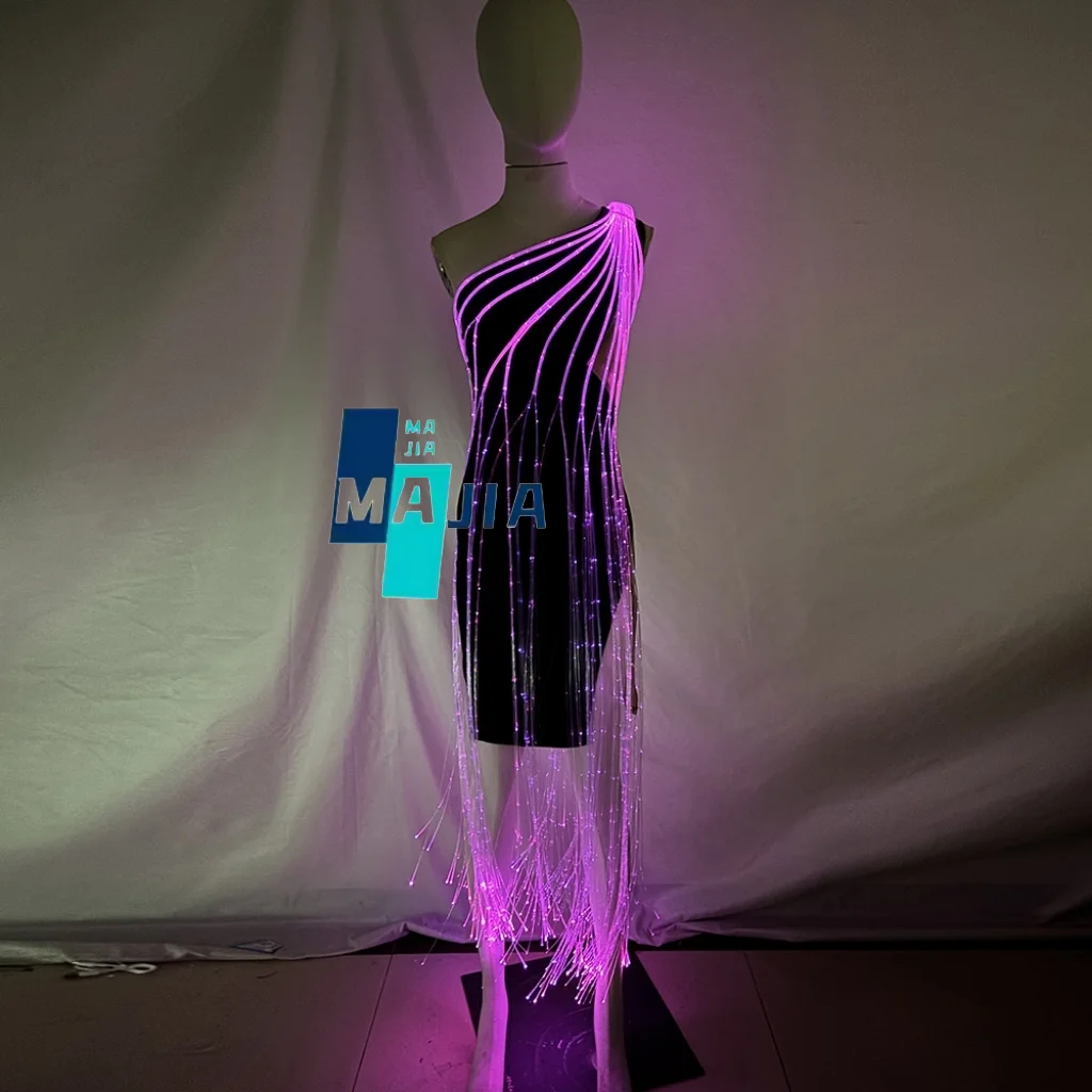 Women's Remote Control LED Tutu Leotard - USB Rechargeable Color Changing Light Up Ballet Dance Costume for Stage Performance