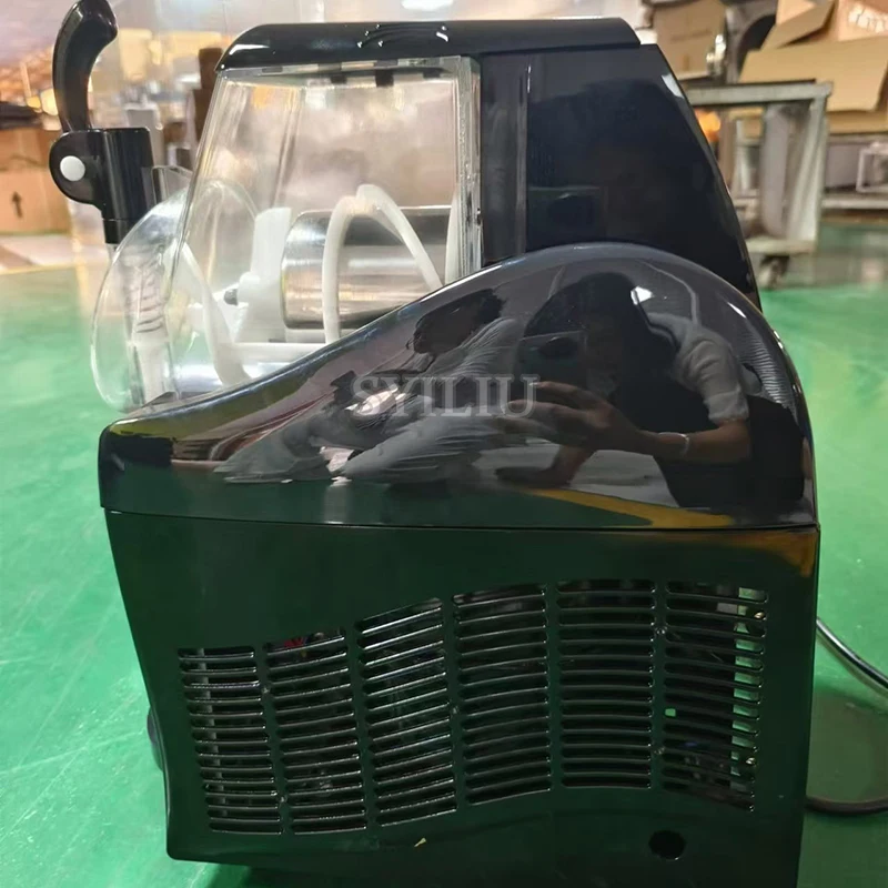Double Cylinder Automatic Mixing Snow Velvet & Smoothie Cold Beverage Machine with Refrigeration Cylinder Quick Freezing