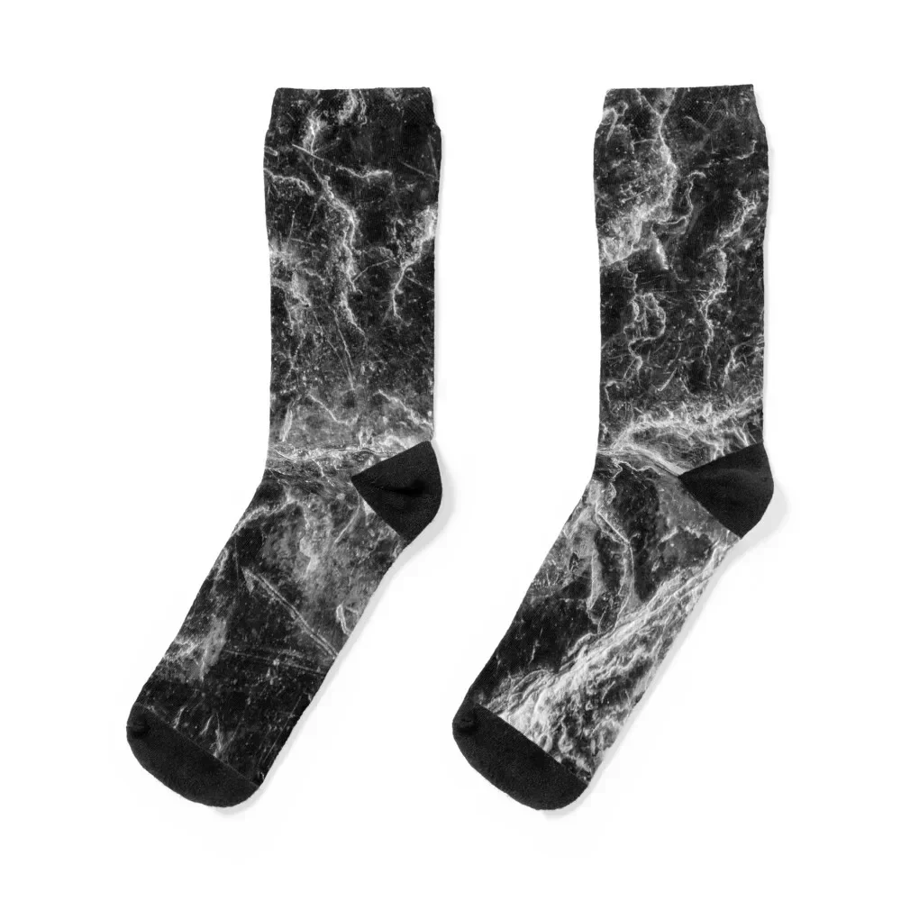 

Enigmatic Black Marble #2 #texture #decor #art Socks Heating sock funny sock sports and leisure kids Socks For Girls Men's