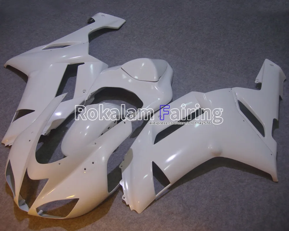 Raw Fairing No paint kit For Kawasaki ZX 6R 2007 2008 Cowling ZX-6R 636 Ninja ZX6R fairings 07 08 (Injection molding)
