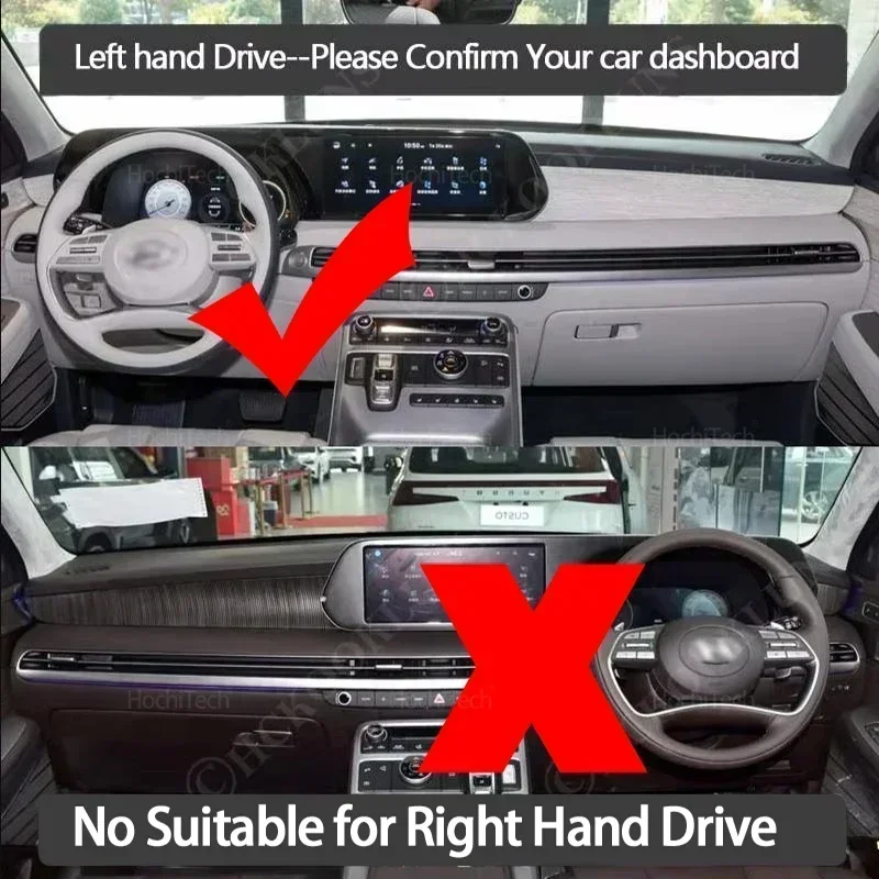 For Hyundai Palisade LX2 2020-2023 2021 2022 Car Dashboard Cover Avoid Light Pad Instrument Panel Mat Case Carpets