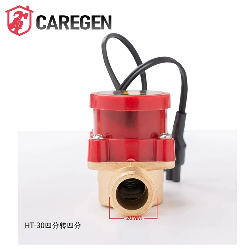 HT-30 DC Flow Switch Full Copper Water Pump Pressure Control Electronic Magnetic High Temperature Resistance Sensor 110V
