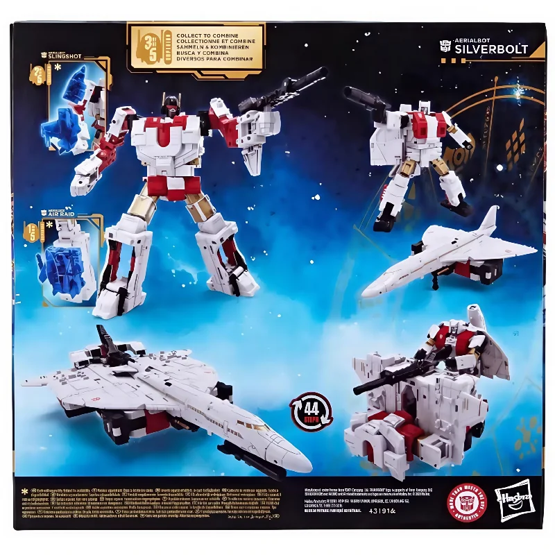 Zabawki Transformers G0752 Aerialbot Silverbolt Robot Transformujący Figurka Akcji Robot Zabawka Kolekcjonerska dla Chłopców Prezent Świąteczny Dostępne